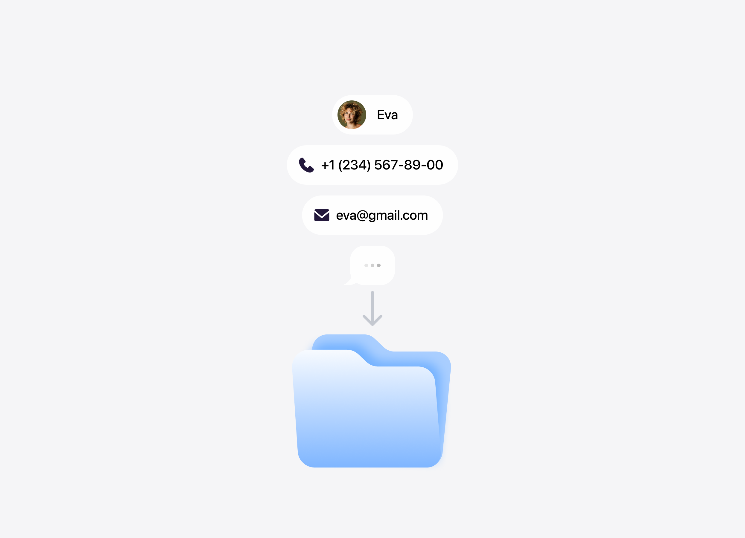 Chat history and leads — contact details and conversations saved