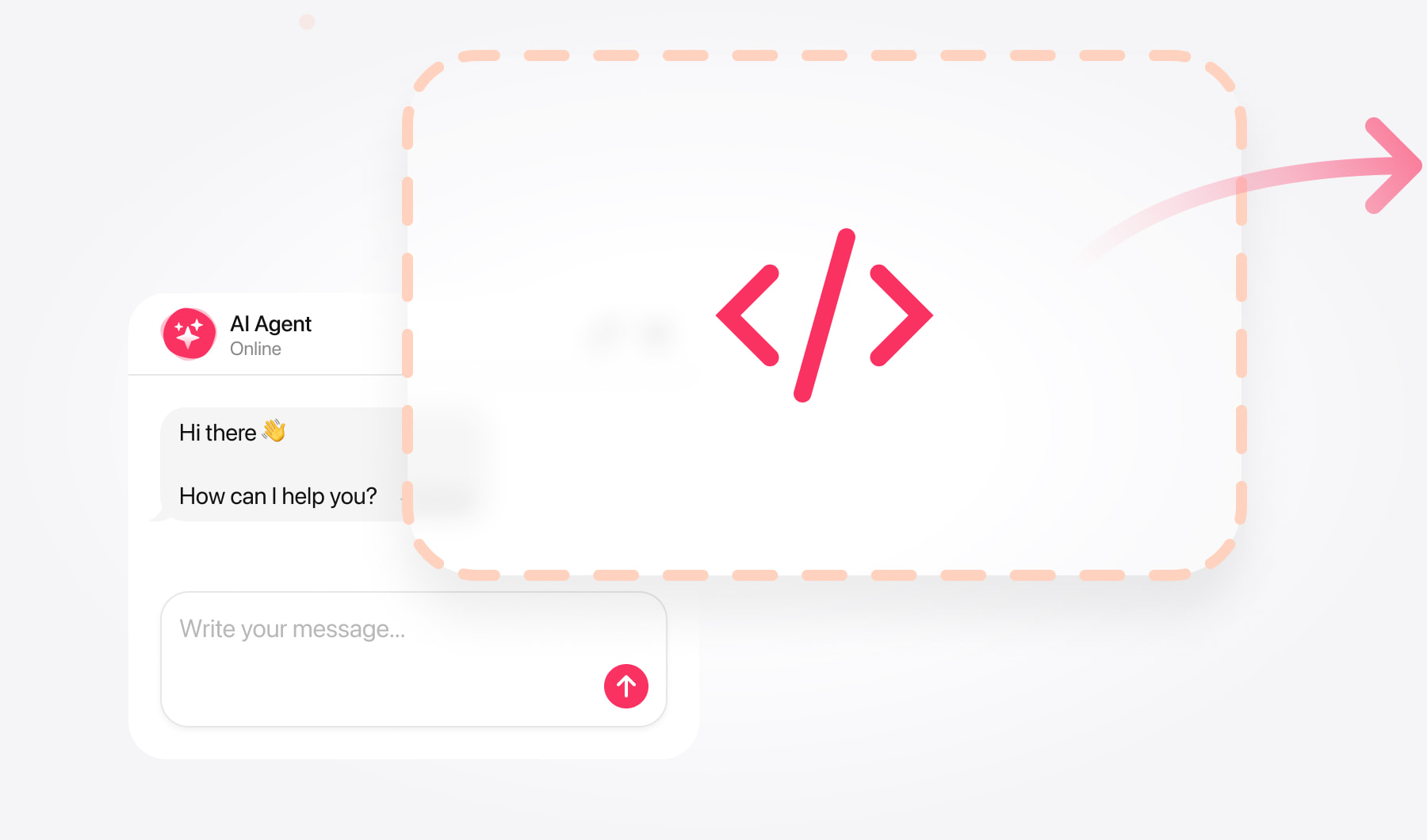 Copy the AI Chatbot embed code