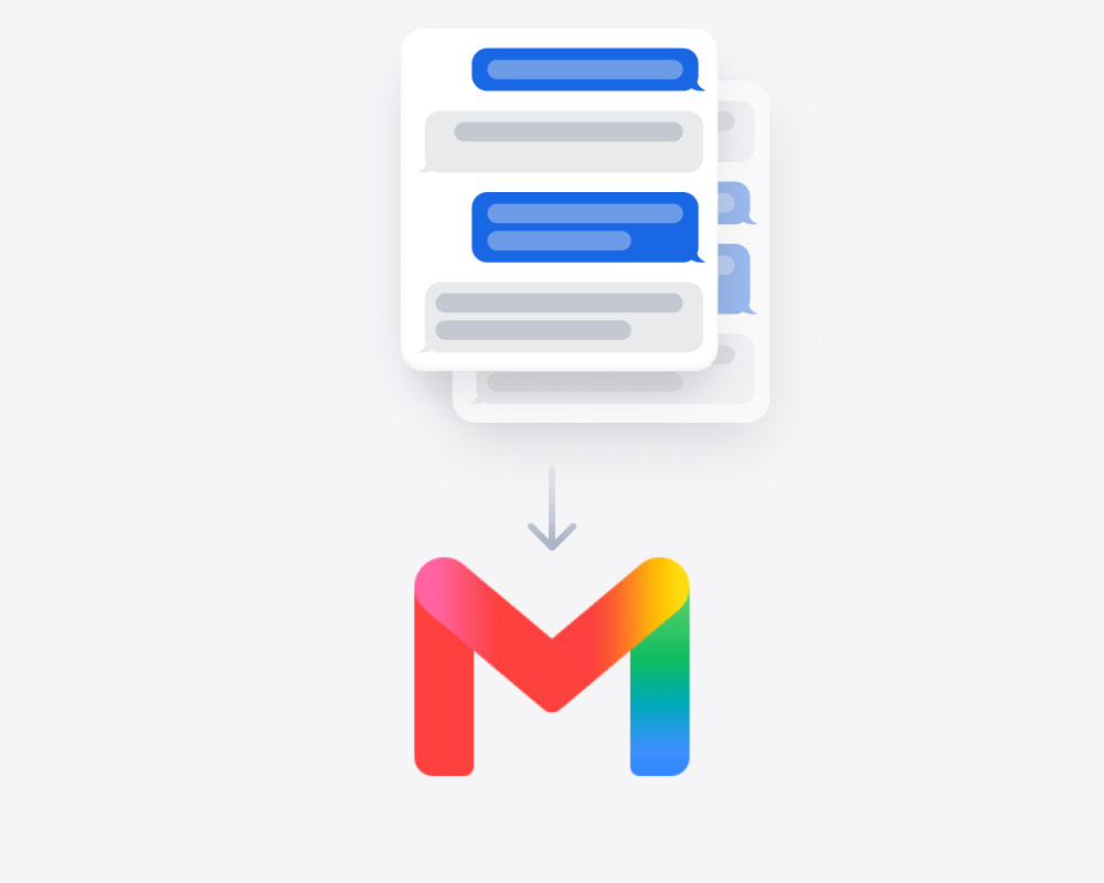 Chat transcript delivered to an email inbox